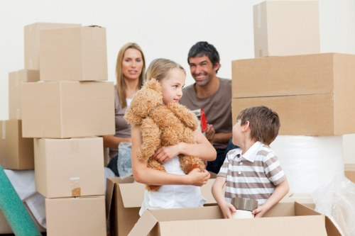 Customer booking a removals service and confirming service details